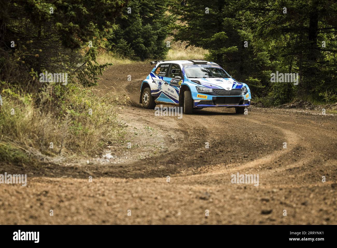 45 Georgios KECHAGIAS (GRC), Christos KOUZIONIS (GRC), SKODA FABIA Evo ...