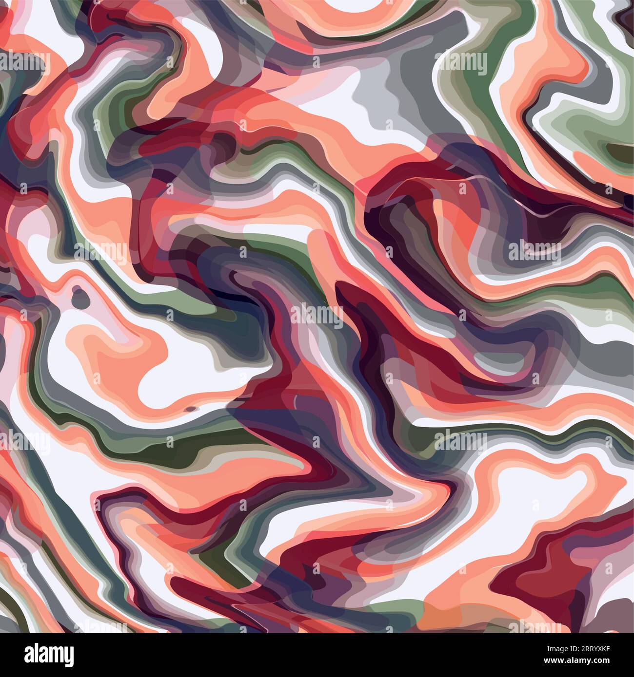 Modern colorful liquid wave background vector. wallpaper, marbling effect, vector illustration, fashion, interior Stock Vector