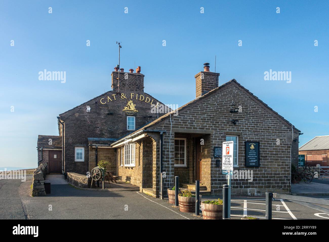 Cat and Fiddle,Distillery,PeakDistrict,Derbyshire,England Stock Photo