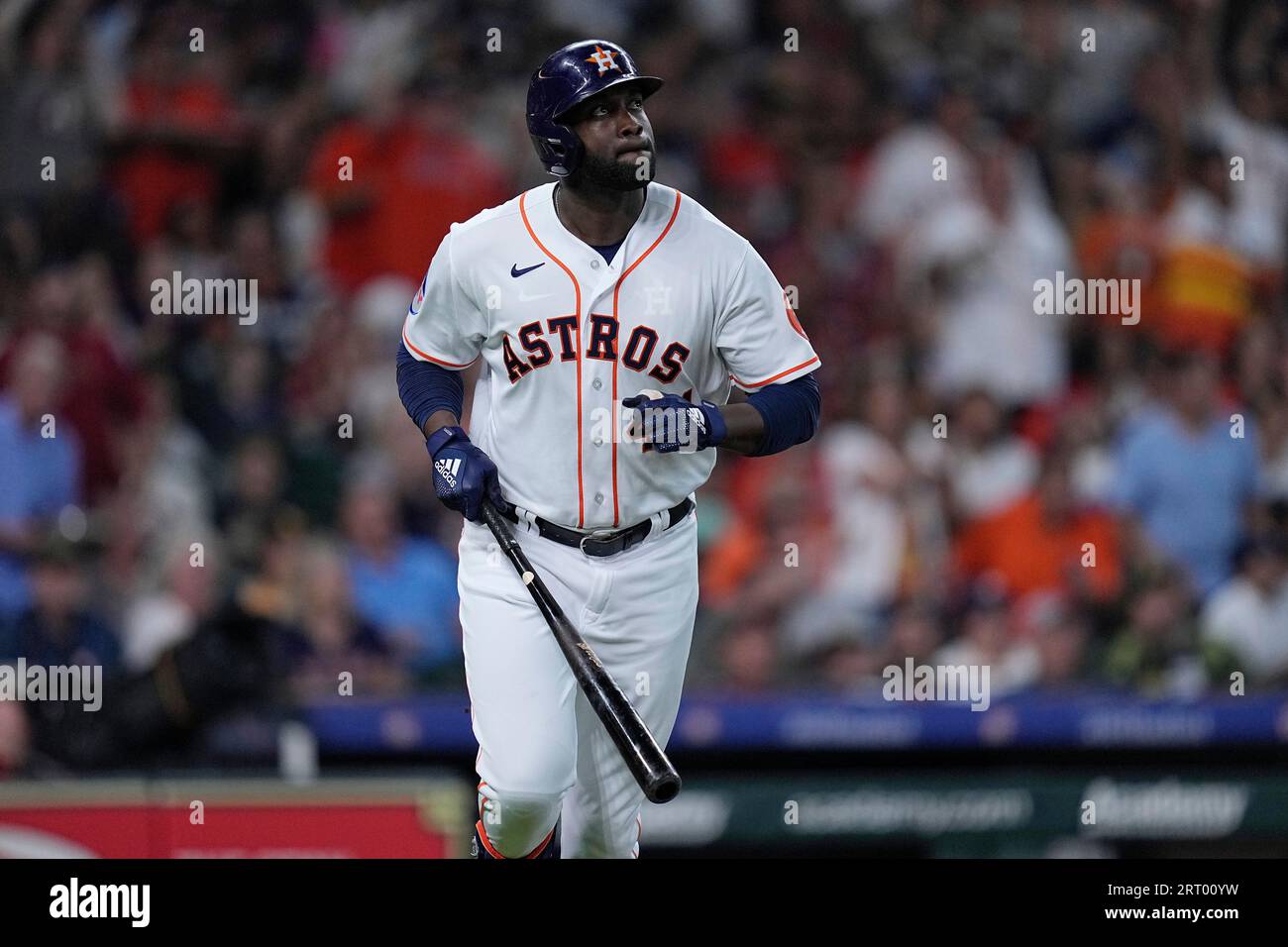 Houston Astros designated hitter Yordan Alvarez (44) batting in the bottom  of the sixth inning of the MLB game between the Houston Astros and the New  Stock Photo - Alamy