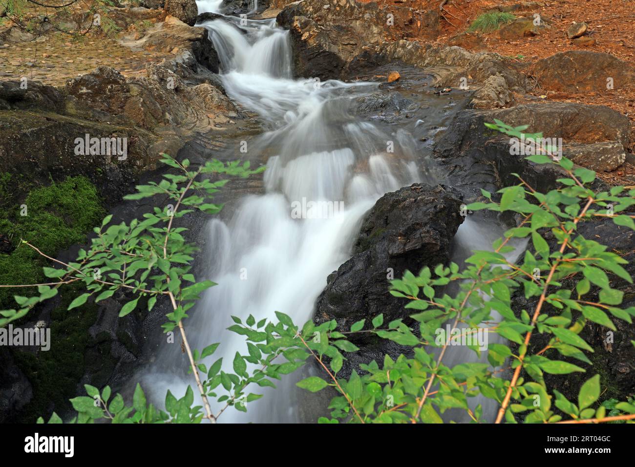 Waterfall close up among rocks hi-res stock photography and images - Alamy