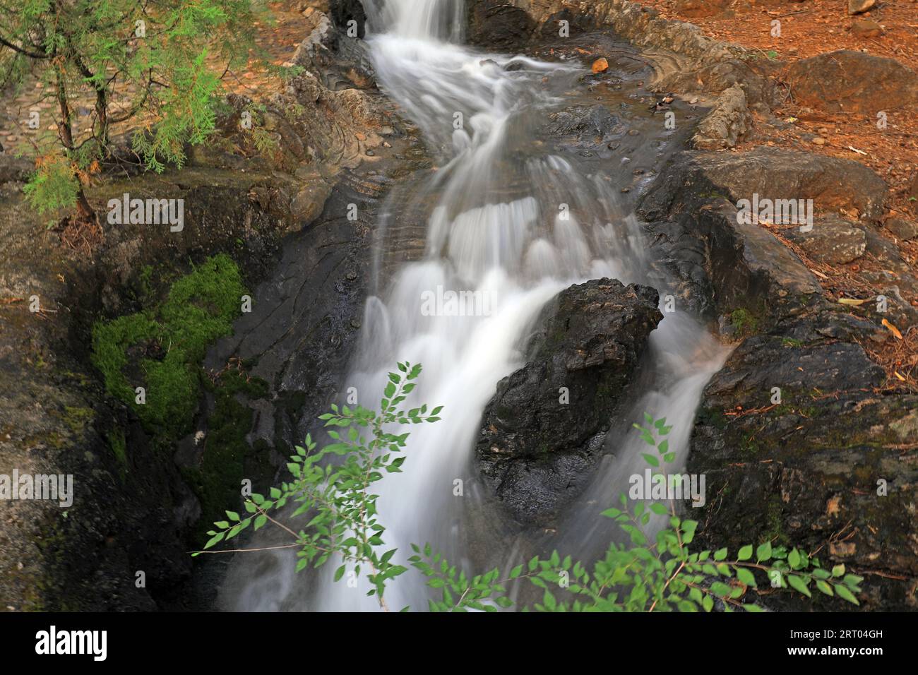 Waterfall close up among rocks hi-res stock photography and images - Alamy