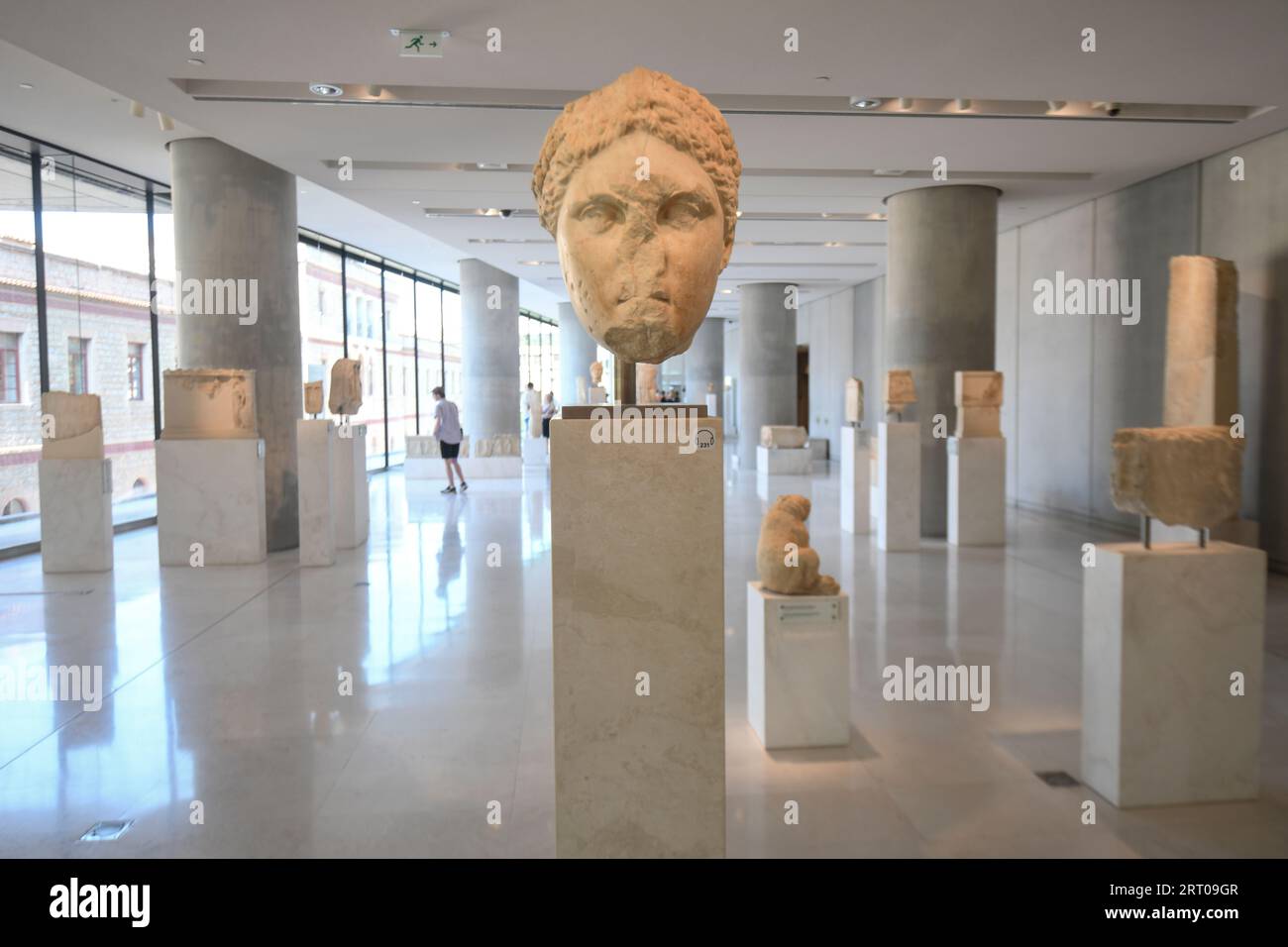 Acropolis Museum: The Sanctuary of Artemis Brauronia. Athens. Greece Stock Photo