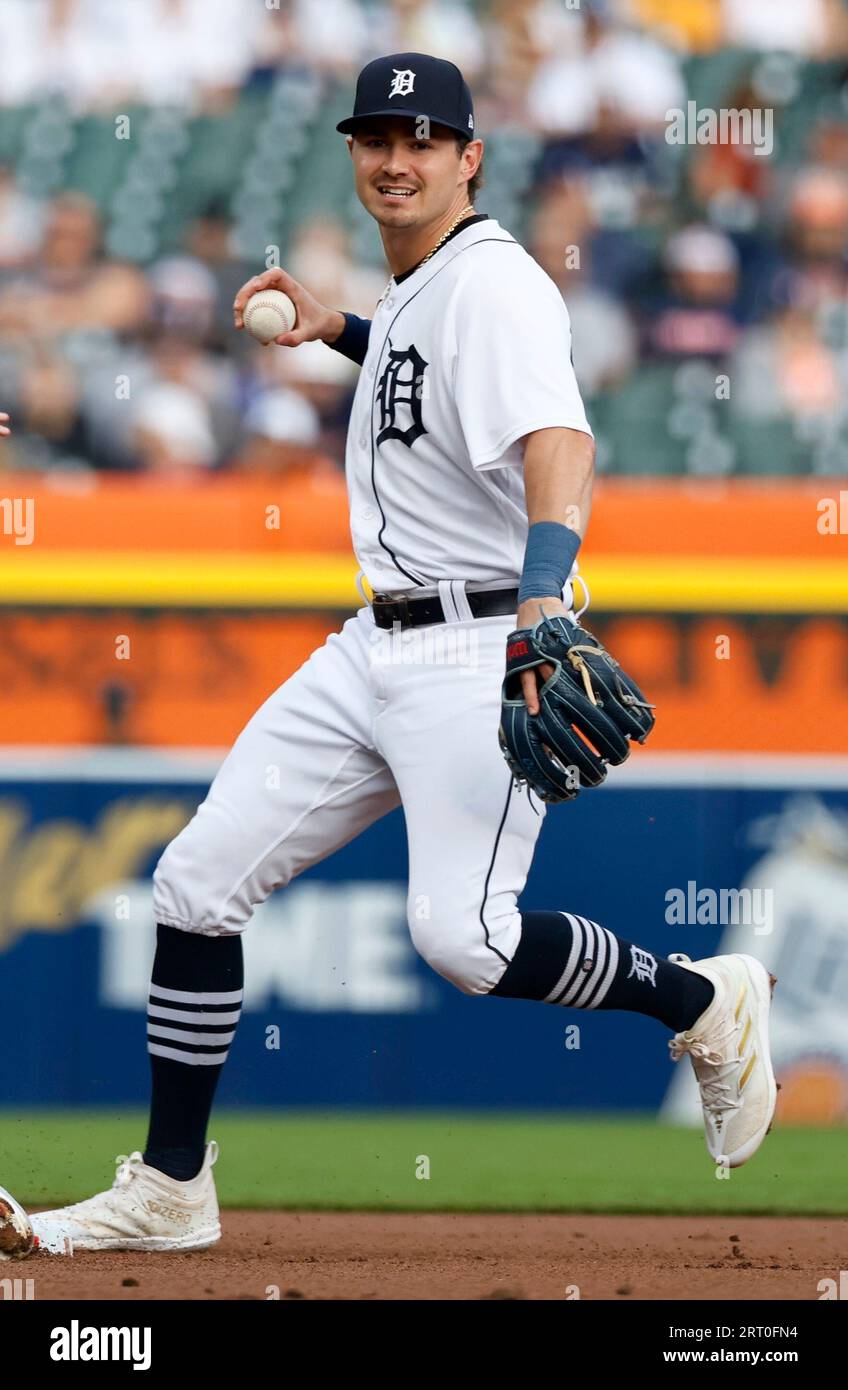 Detroit Tigers' Zach McKinstry during the first inning of a game ...