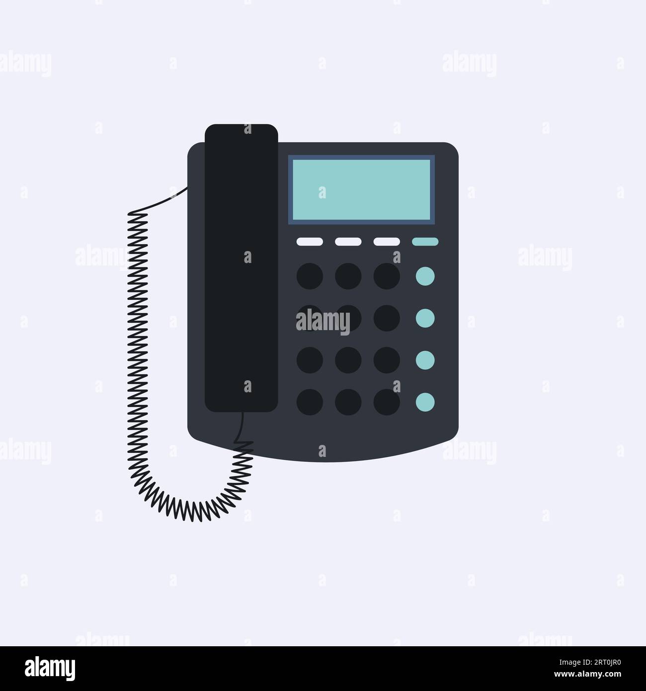 Black vector landline phone icon hires stock photography and images