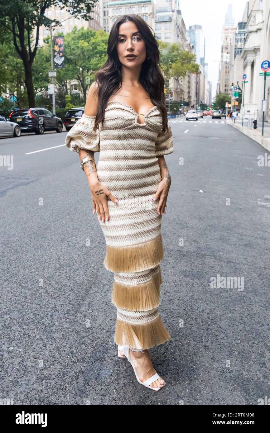 Bianca Andrade (Boca Rosa) attends the PatBo fashion show during New York Fashion Week: The Shows at 11 Madison Ave on September 09, 2023 in New York City. Credit: Brazil Photo Press/Alamy Live News Stock Photo