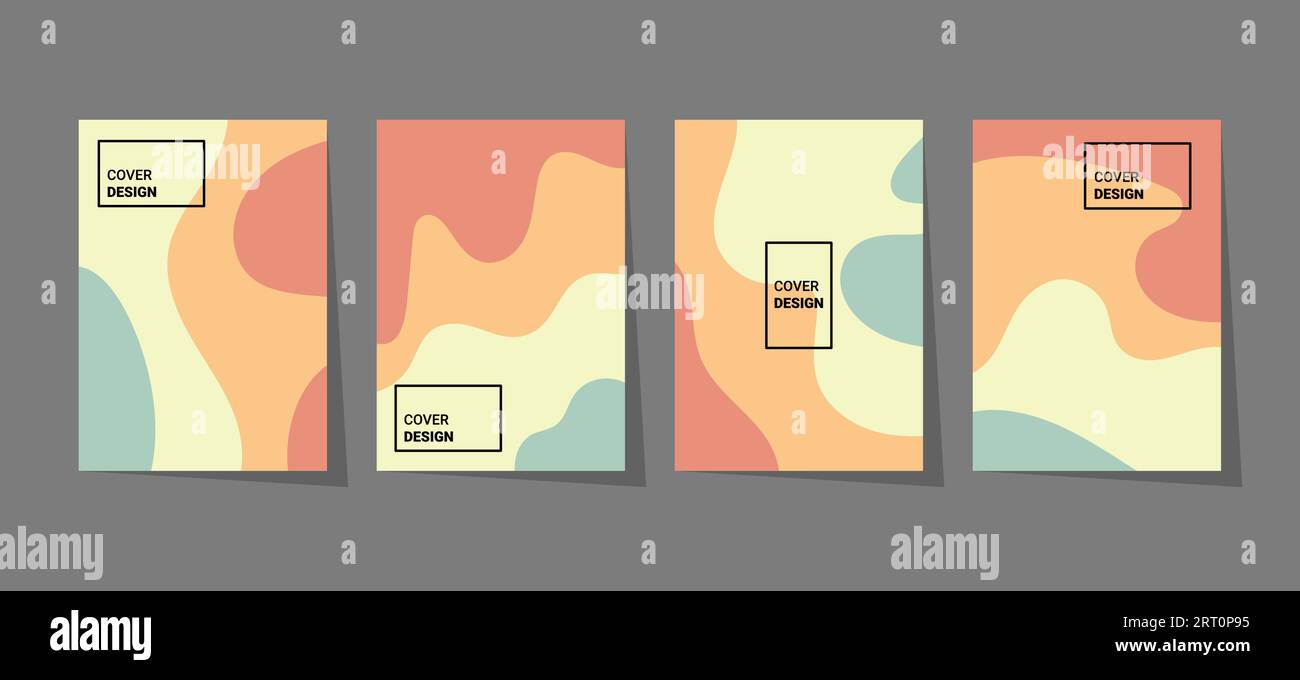 Minimal liquid cover design Stock Vector Images - Alamy