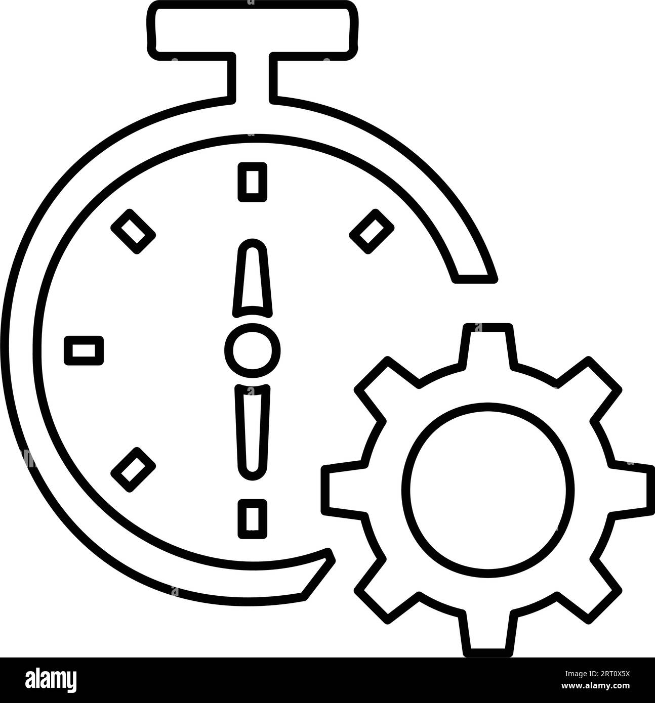 Time Management icon. symbol for use on mobile apps, print media and ...