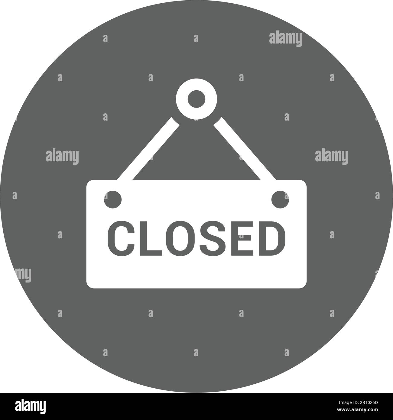 Shopping Closed icon. Fully editable vector EPS use for printed materials and infographics, web or any kind of design project. Stock Vector