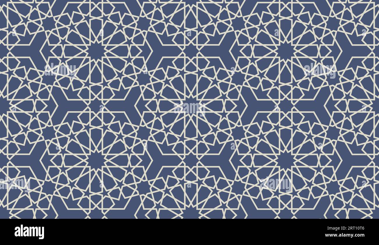 Tile Pattern Arabid Traditional arabian tiles Stock Vector Images - Alamy