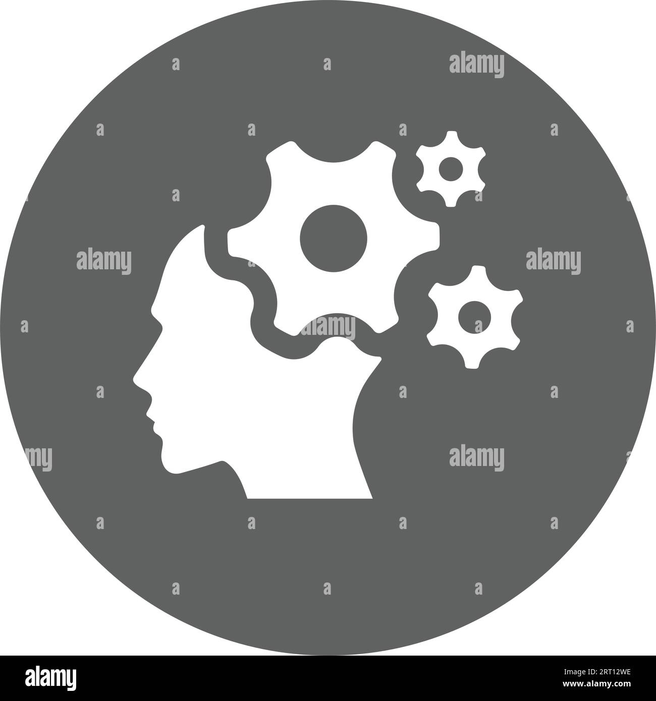 Mind System icon. Use for designing and developing websites, commercial purposes, print media, web or any type of design task. Stock Vector
