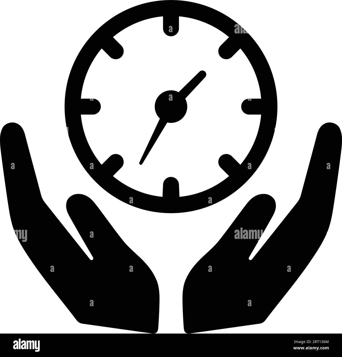 Time hand icon perfect hi-res stock photography and images - Alamy
