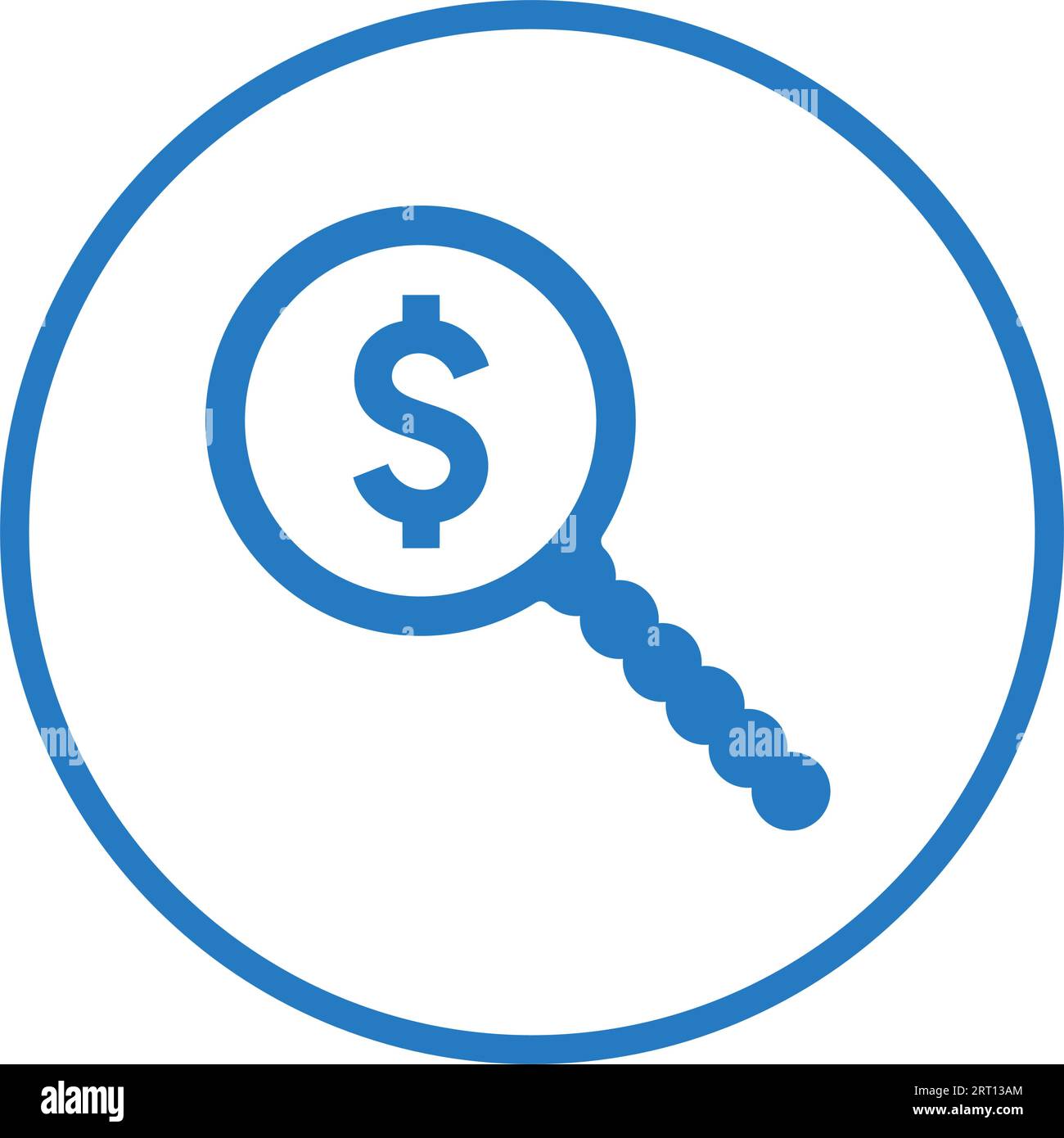 Money Search icon. Use for designing and developing websites, commercial purposes, print media, web or any type of design task. Stock Vector
