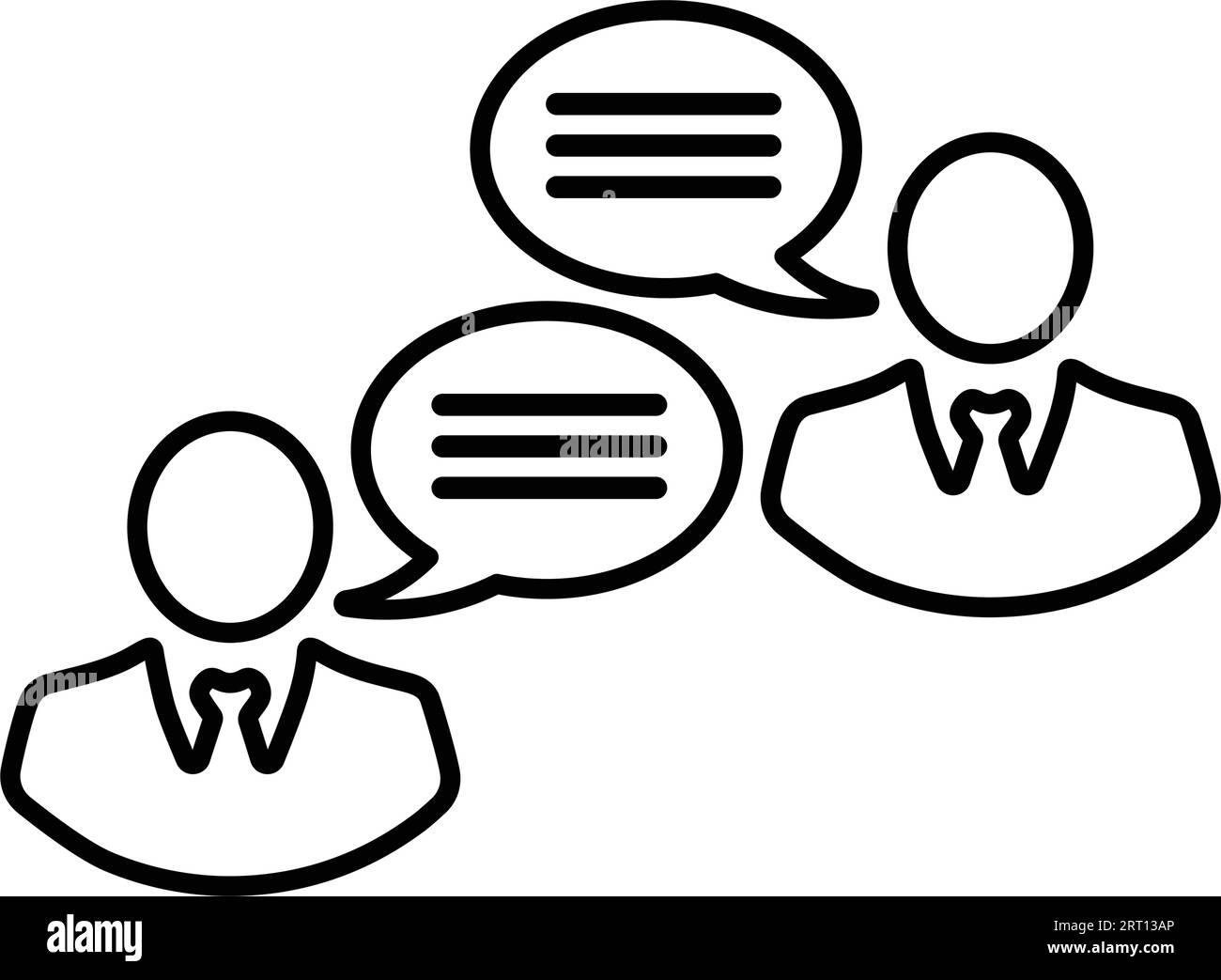 Professional Chat icon. Use for designing and developing websites, commercial purposes, print media, web or any type of design task. Stock Vector