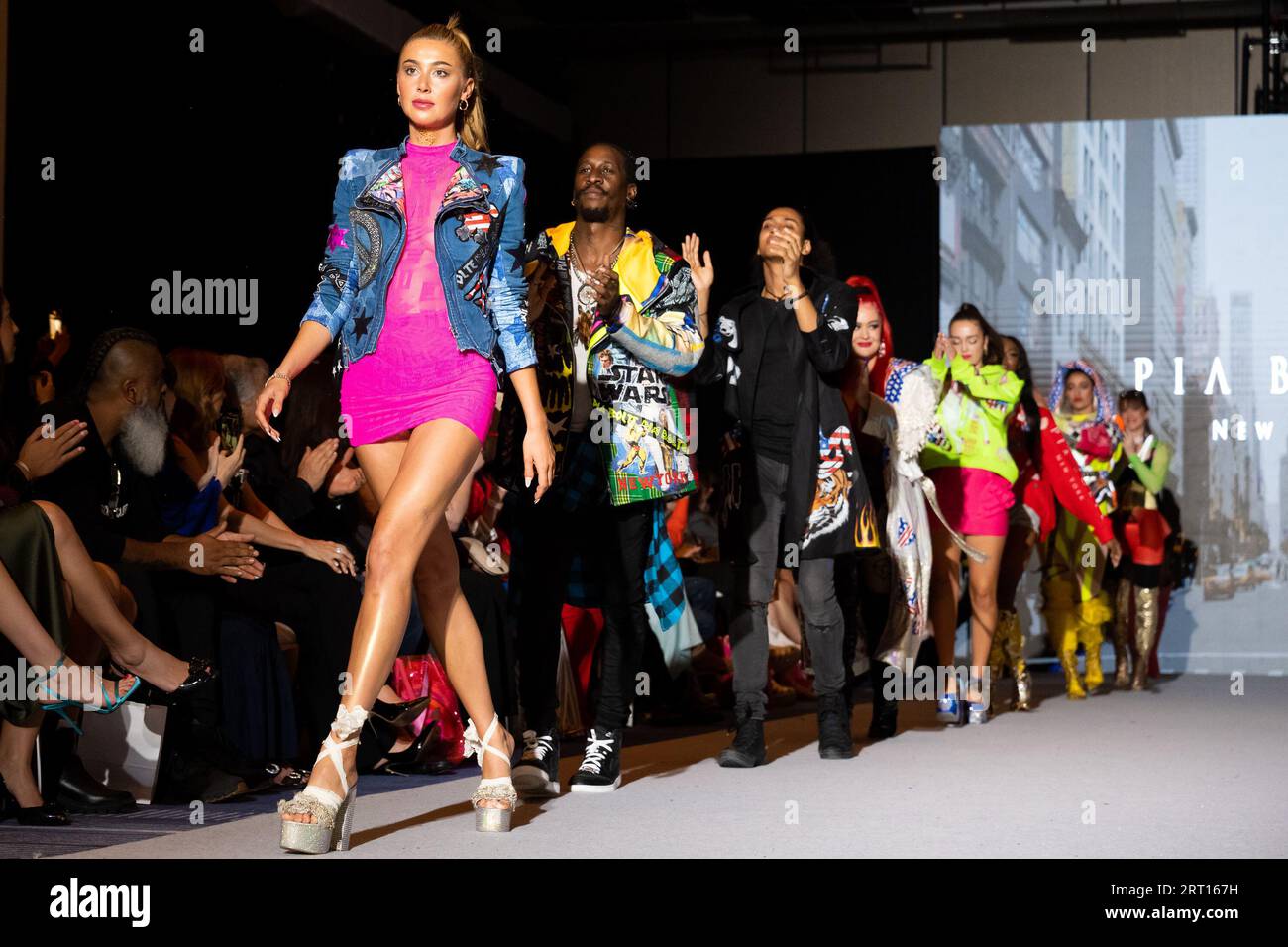 New York, USA. 09th Sep, 2023. Models walk the runway at the Pia Bolte ...