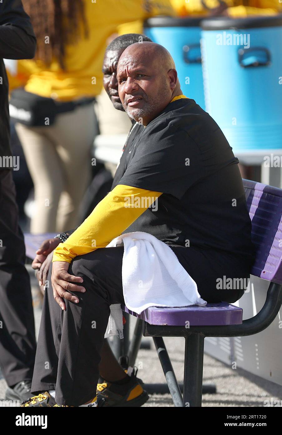 Baton Rouge, USA. 09th Sep, 2023. Grambling State Tigers head coach Hue