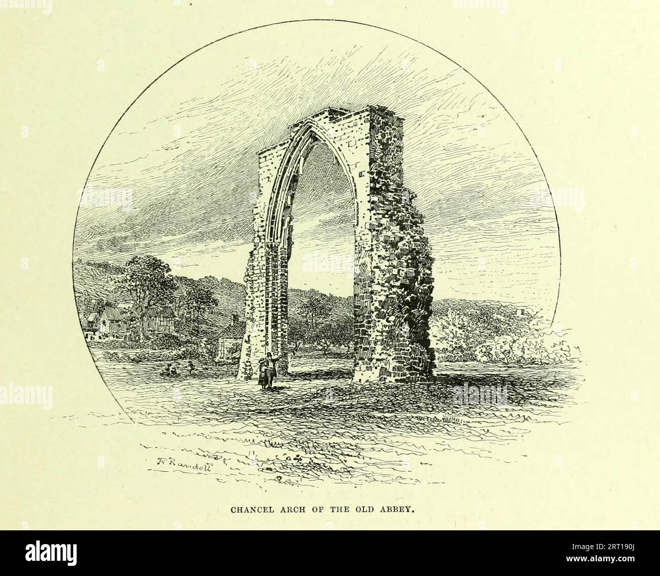 Chancel Arch Of The Old Abbey from the book ' Cathedrals, abbeys and