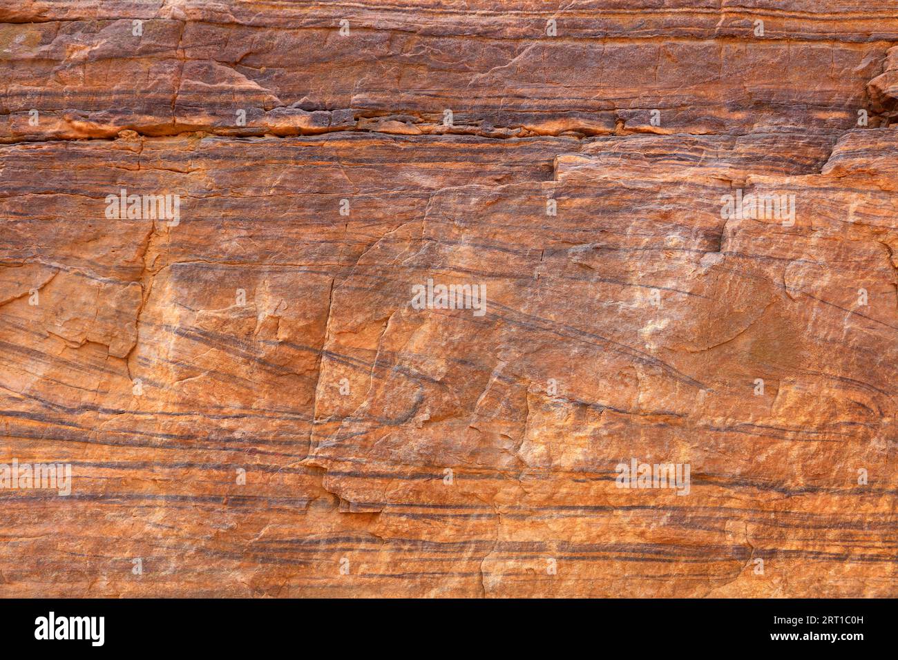 Horizontal bedding structure of rock Stock Photo Alamy