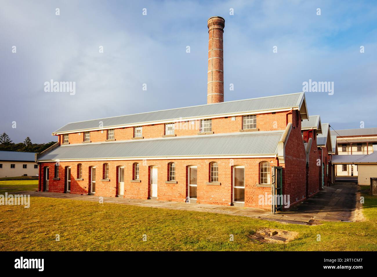 Historical public buildings of the famous Point Nepean Quarantine Station in Melbourne, Victoria