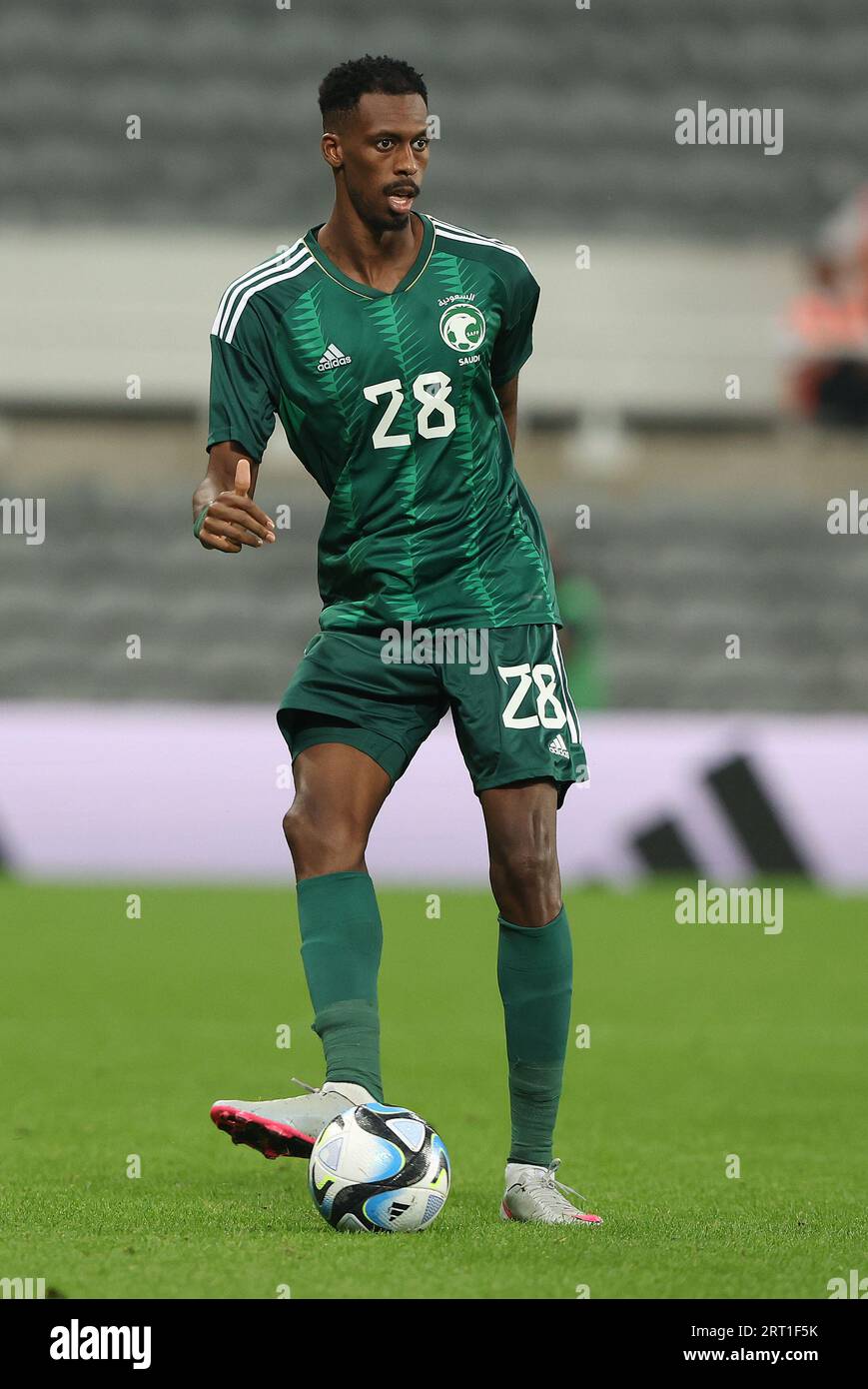 Newcastle Upon Tyne, England, 8th September 2023.   Mohamed Kanno of Saudi Arabia during the International Friendly match at St. James' Park, Newcastle Upon Tyne. Picture credit should read: Nigel Roddis / Sportimage Stock Photo