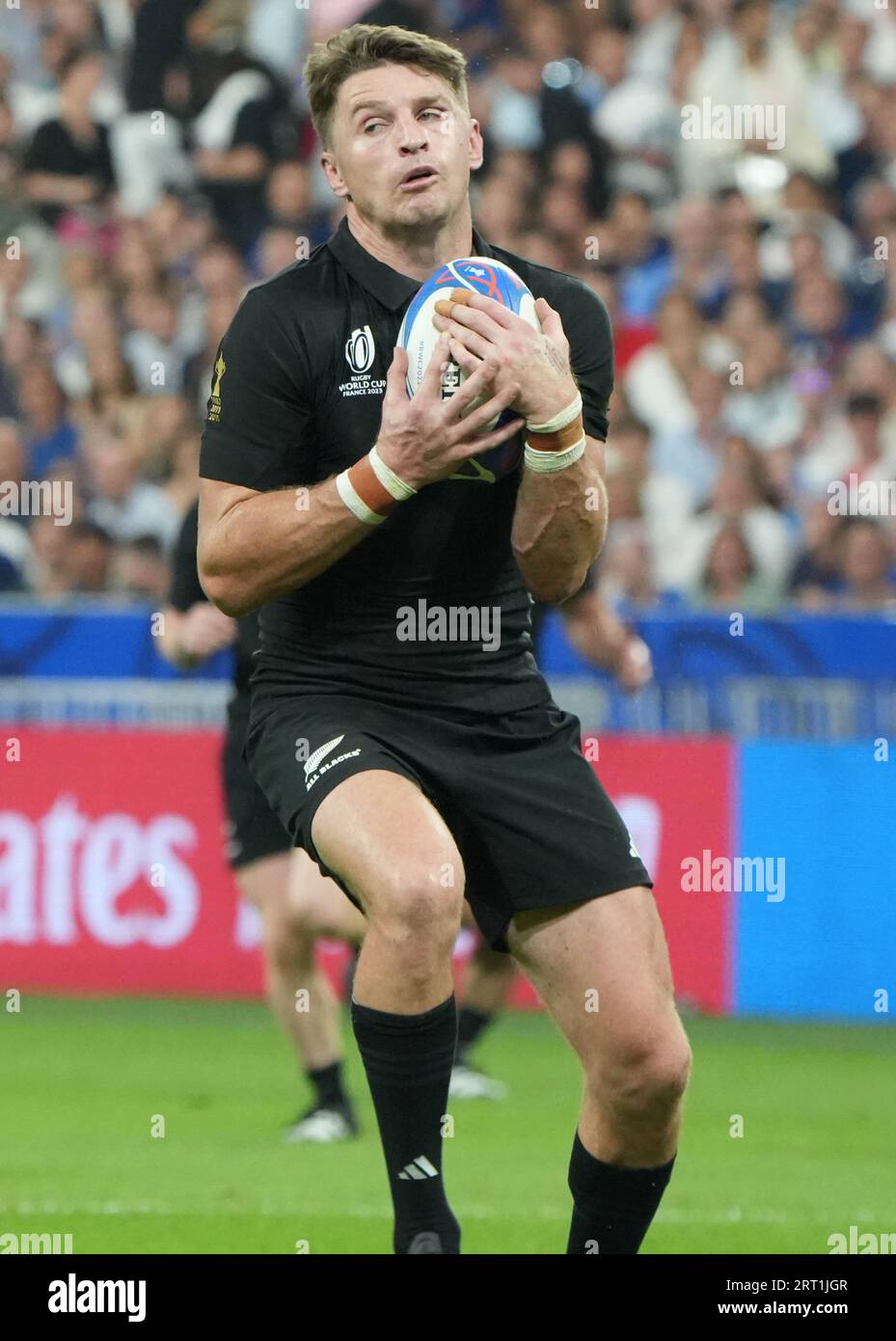 during the World Cup 2023, Pool A rugby union match between France and New Zealand on September 8, 2023 at Stade de France in Saint-Denis near Paris, France Stock Photo