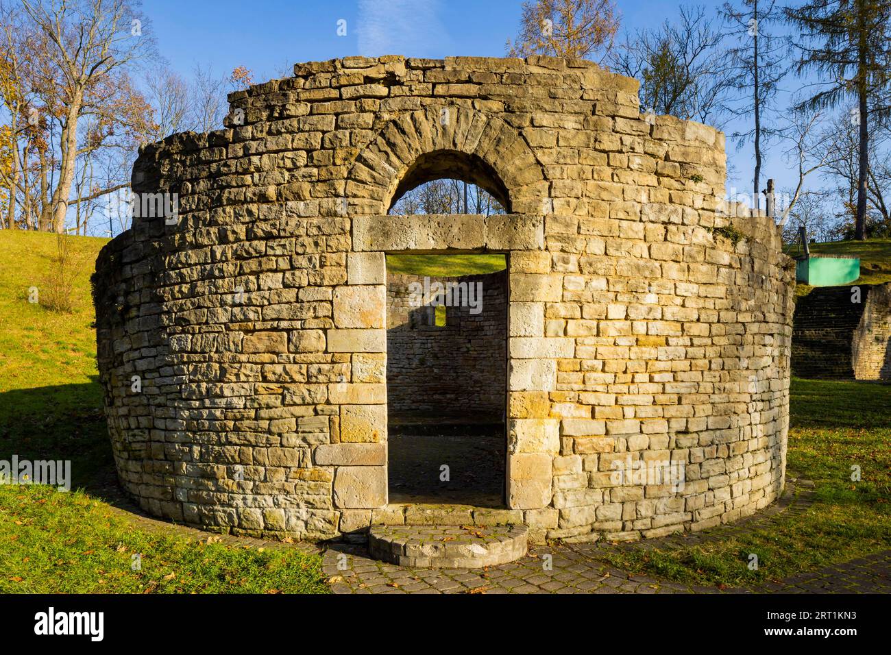 The Wiprechtsburg Groitzsch in the town of the same name is an ...