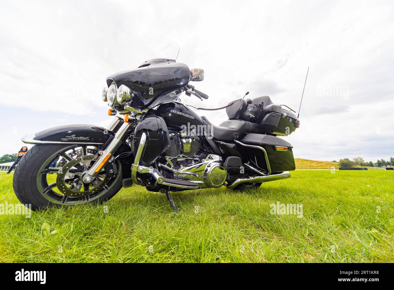 Press meeting with the Harleys Owner Group Stock Photo