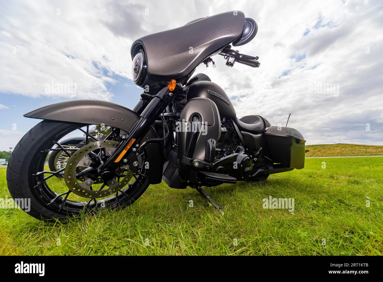 Press meeting with the Harleys Owner Group Stock Photo