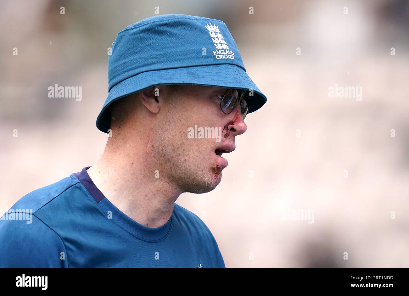 Former England captain Andrew Flintoff ahead of the start of play of the second one day international match at The Ageas Bowl, Southampton. Picture date: Sunday September 10, 2023. Stock Photo