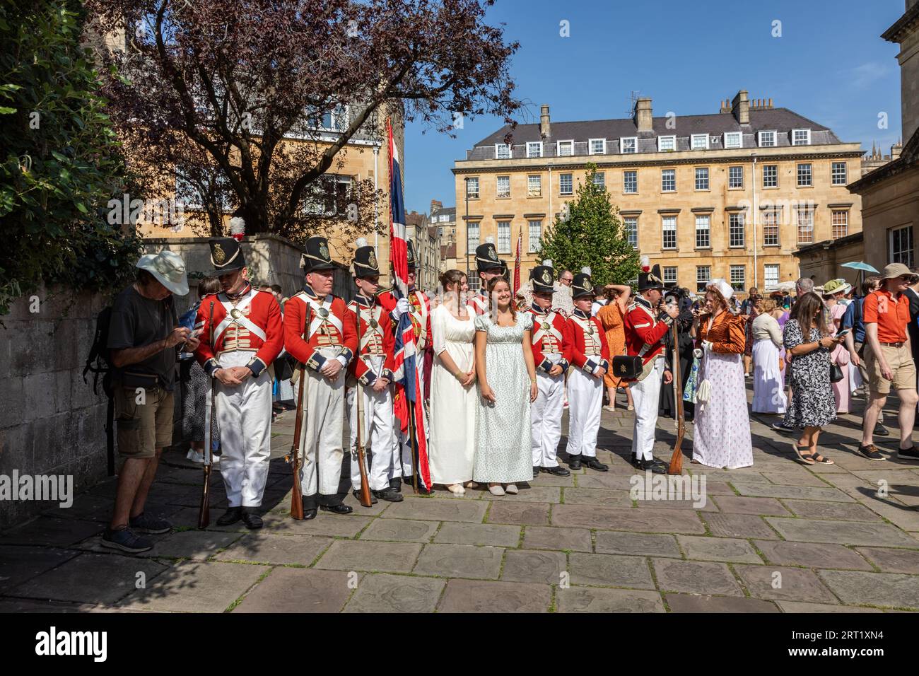 Jane Austen Festival 2023. The Grand Regency Promenade where people from around the world join