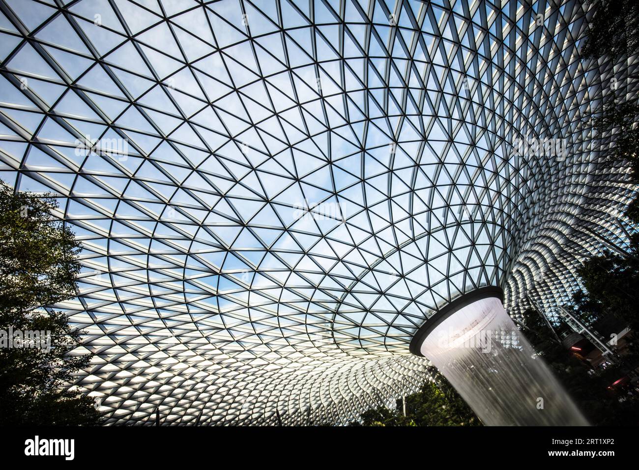 Changi, Singapore, November 26 2019: The world famous Jewel at Changi ...