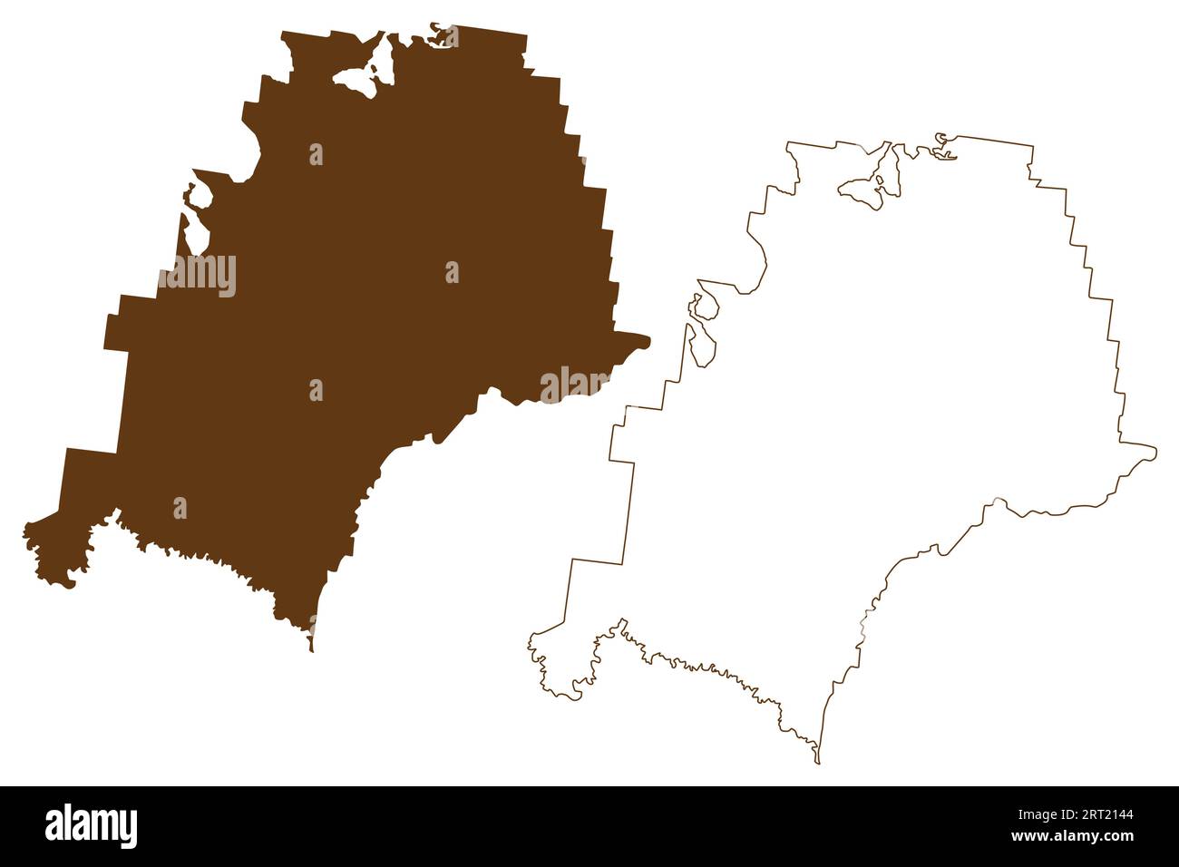 Balranald Shire of Australia, New South Wales, NSW) map