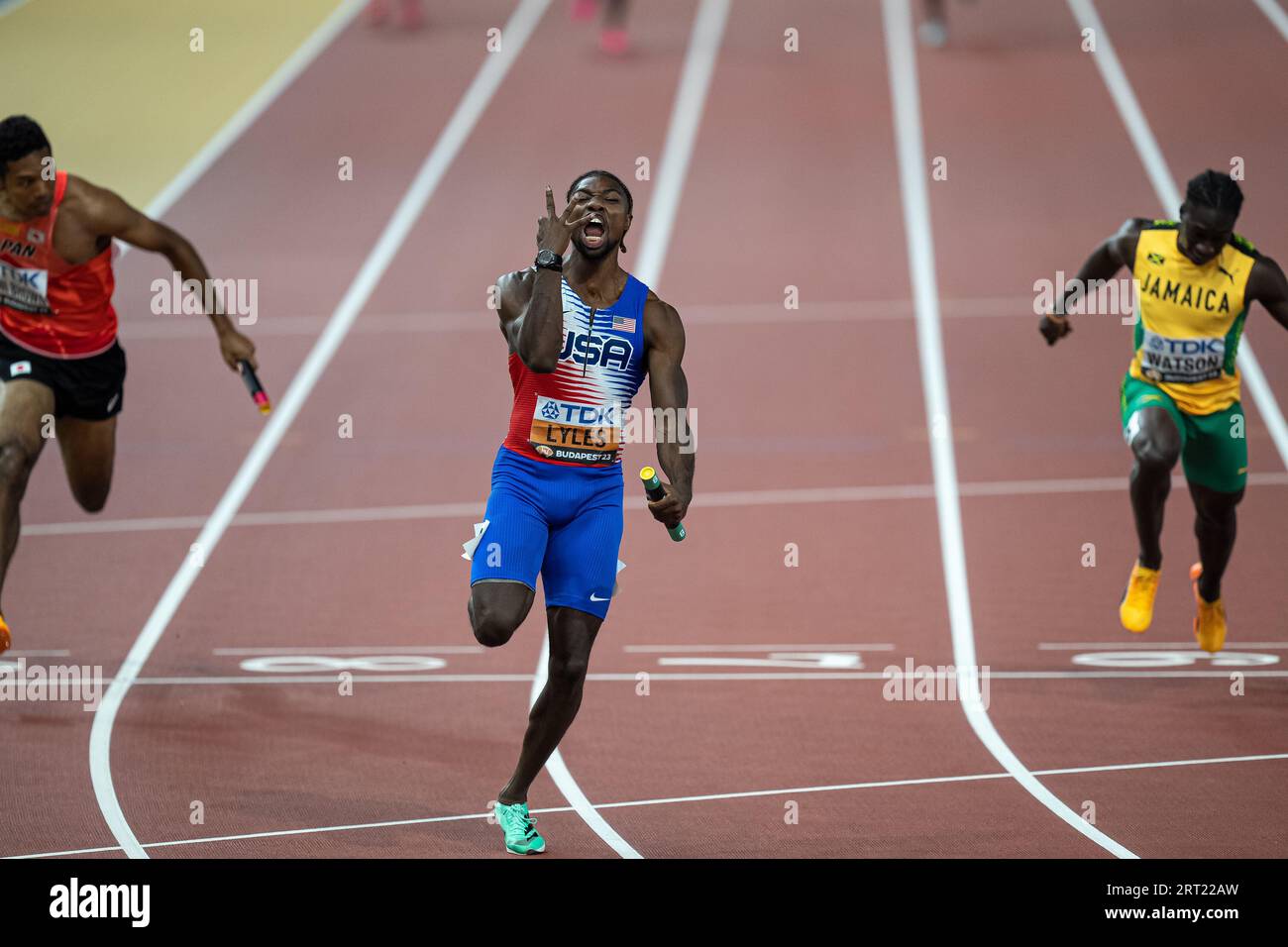 Noah Lyles 4×100 Relay 2024au Jewel Phoebe