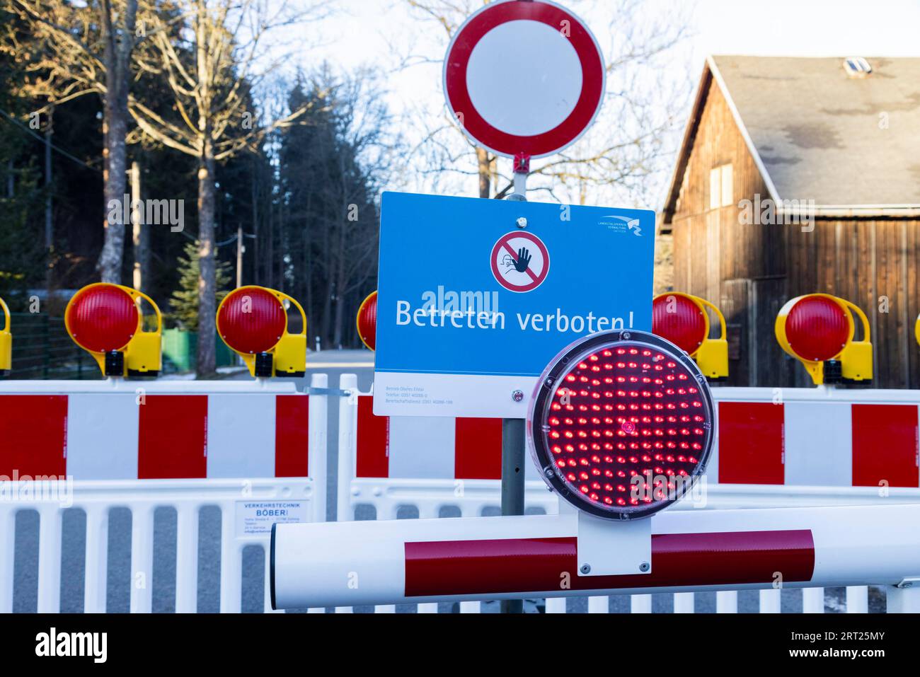 Flood protection system Stock Photo Alamy