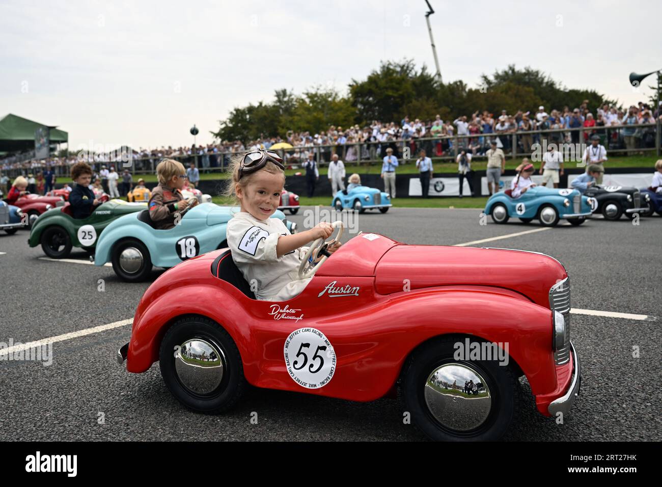 Young racers compete in the Settrington Cup at the Goodwood Revival at