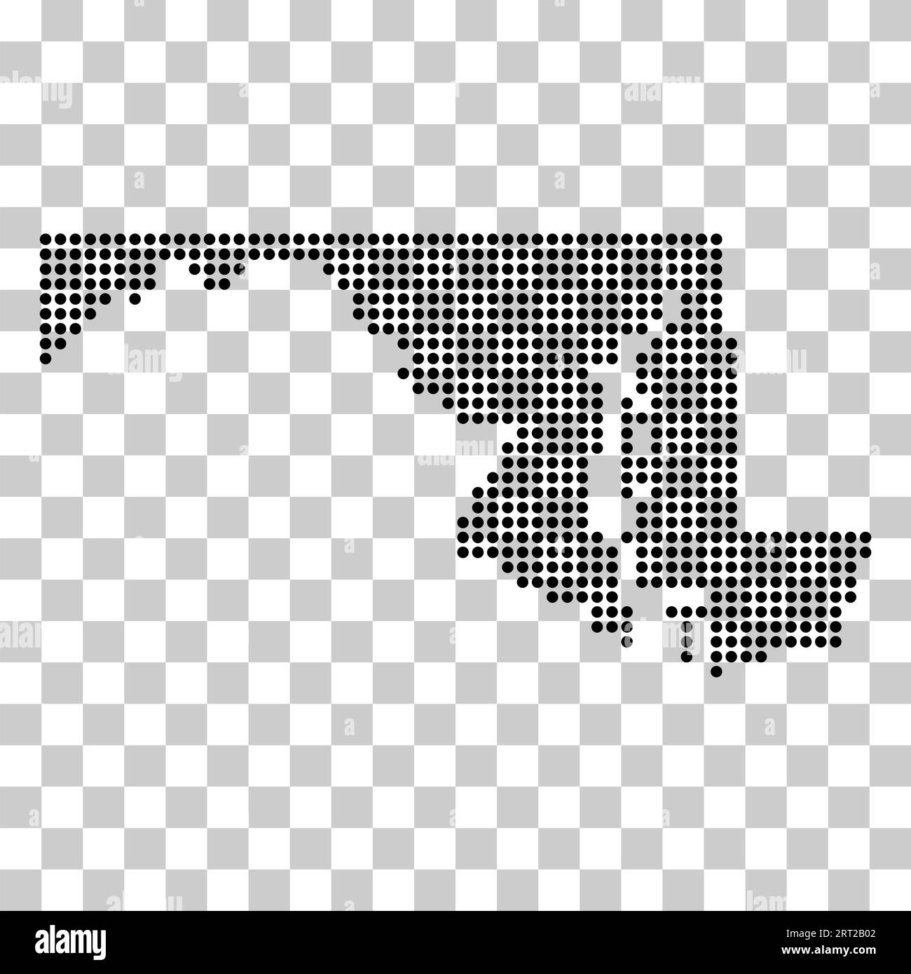 Maryland map shape united states - Maryland Map Shape United States Of America Flat Concept Icon Symbol Vector Illustration 2RT2B02 