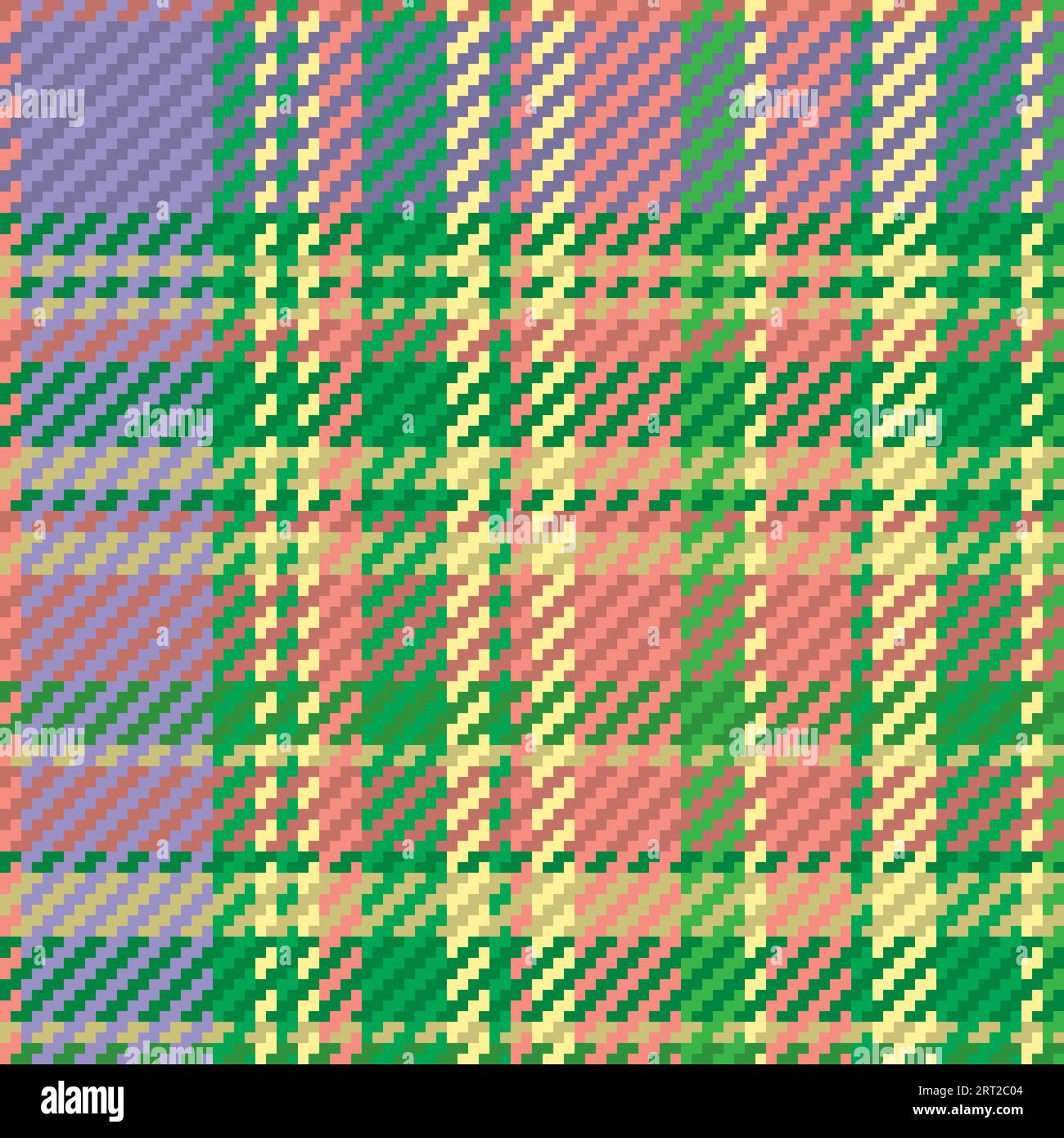 Seamless pattern of scottish tartan plaid. Repeatable background with check fabric texture. Flat vector backdrop of striped textile print. Stock Vector