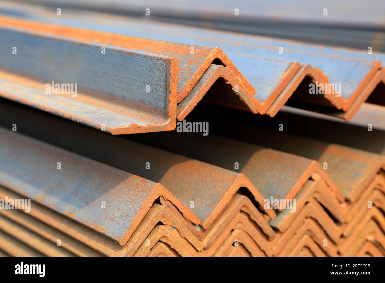 angle iron cross section in the construction site Stock Photo Alamy