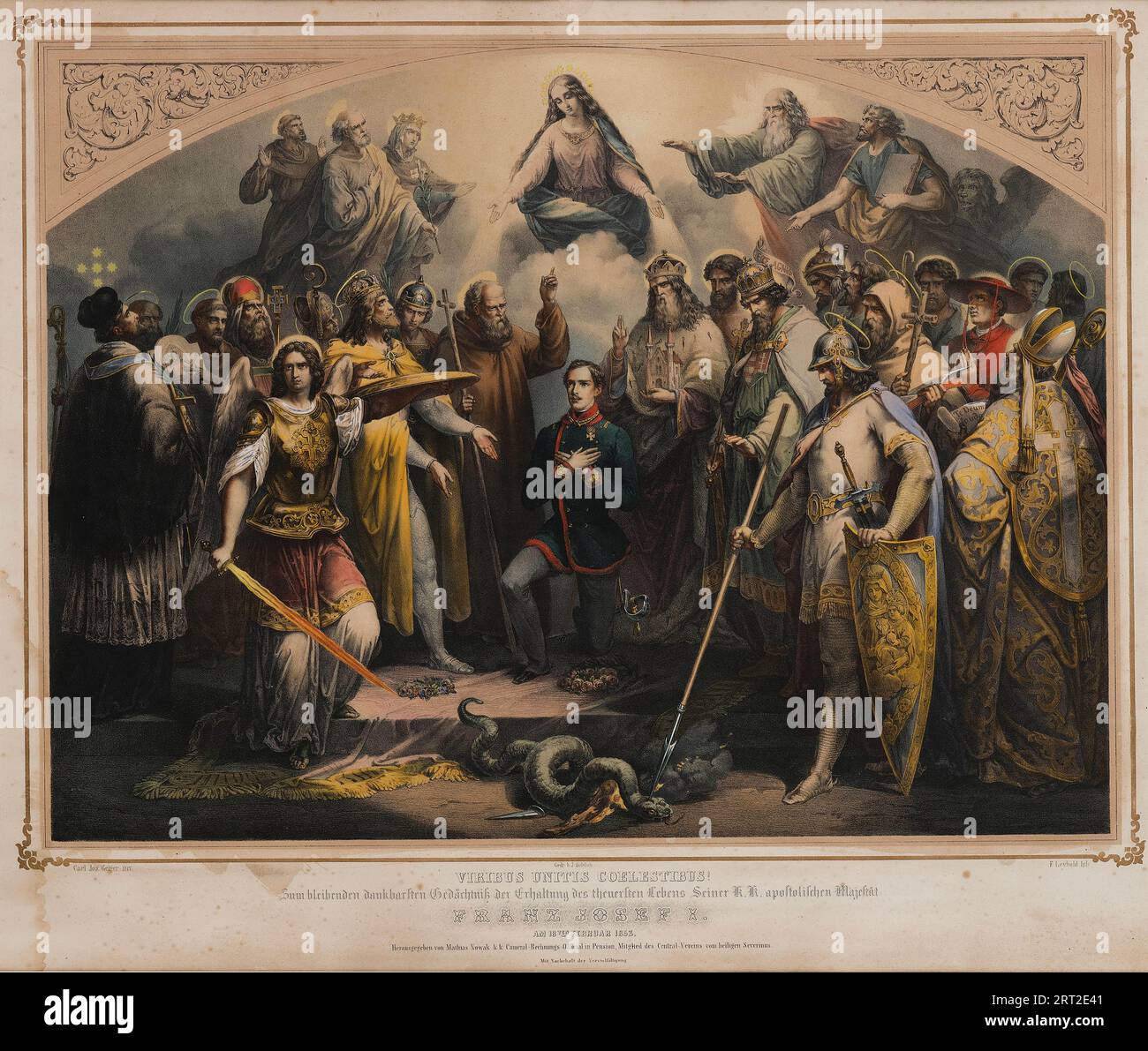 The rescue of Emperor Franz Joseph I of Austria the attempted