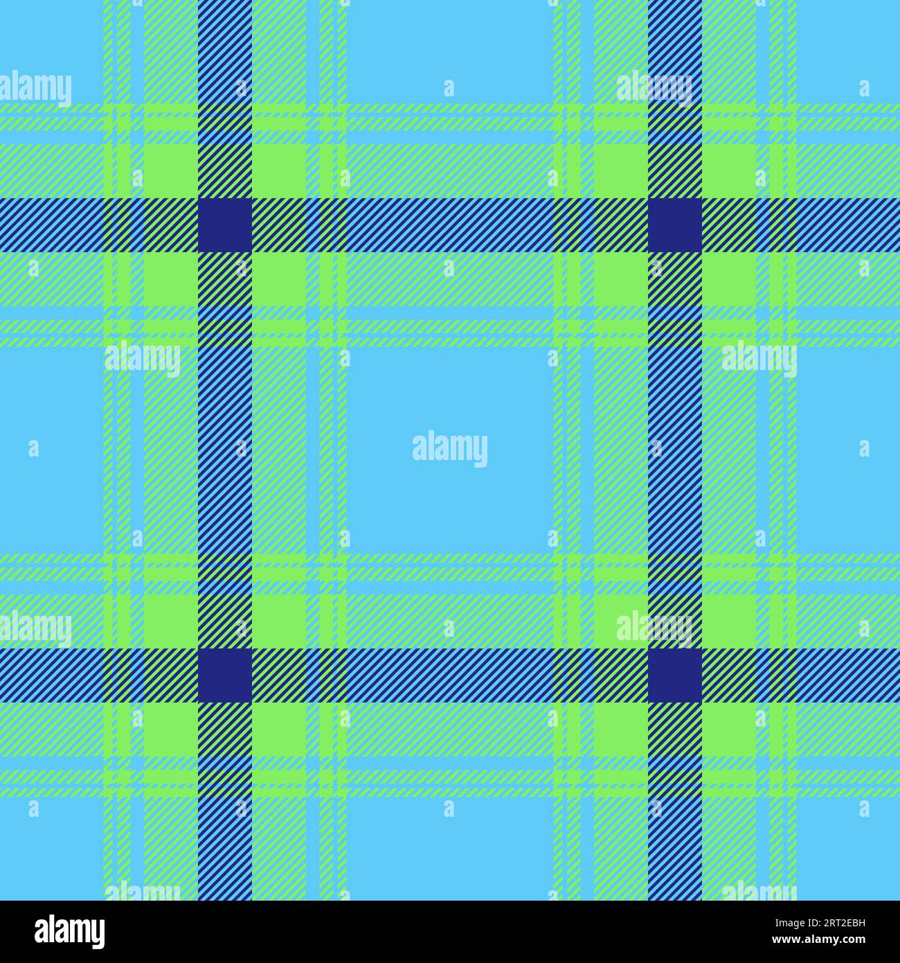 Plaid seamless pattern in green. Check fabric texture. Vector textile ...
