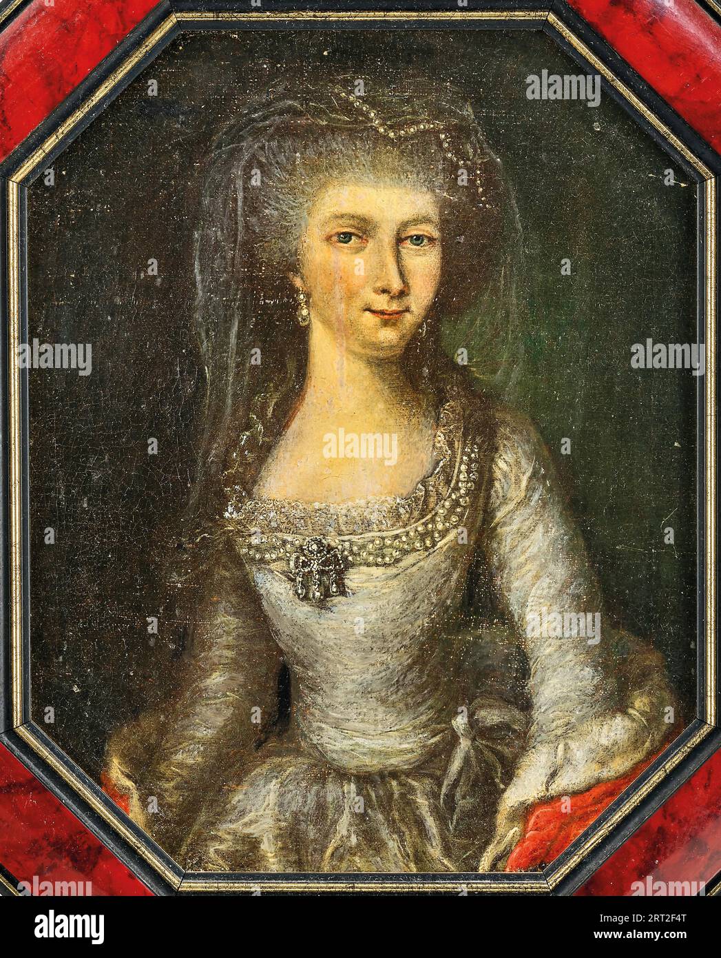 Duchess Elisabeth Christine of Brunswick-Wolfenb&#xfc;ttel-Bevern (1715-1797), Queen of Prussia, c.1740. Private Collection. Stock Photo