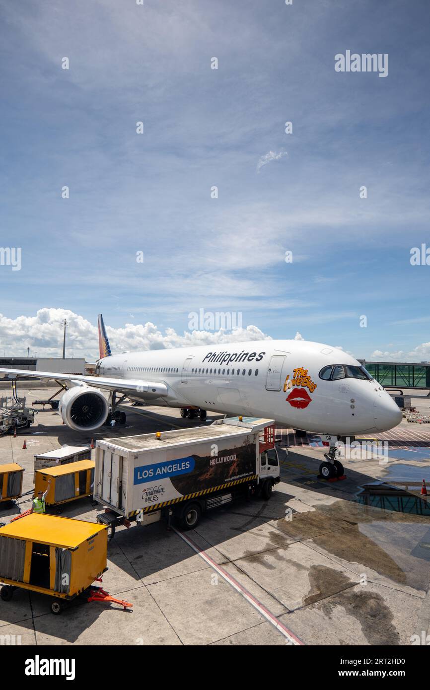 Manila, Philippines June 10 2023 Philippines Airlines aircraft on