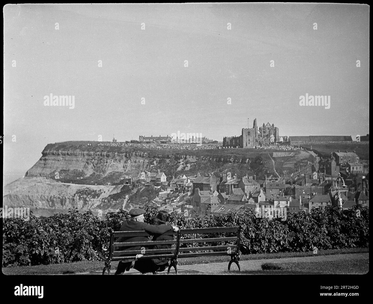 Whitby cliffs Black and White Stock Photos & Images - Alamy