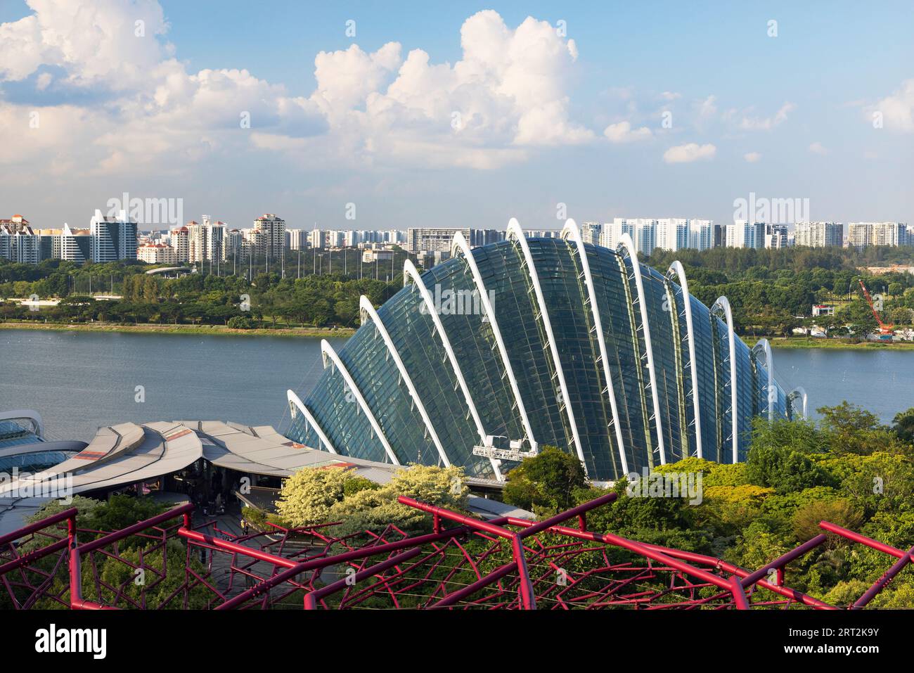 Cloud Forest, Gardens by the Bay, Singapore Stock Photo