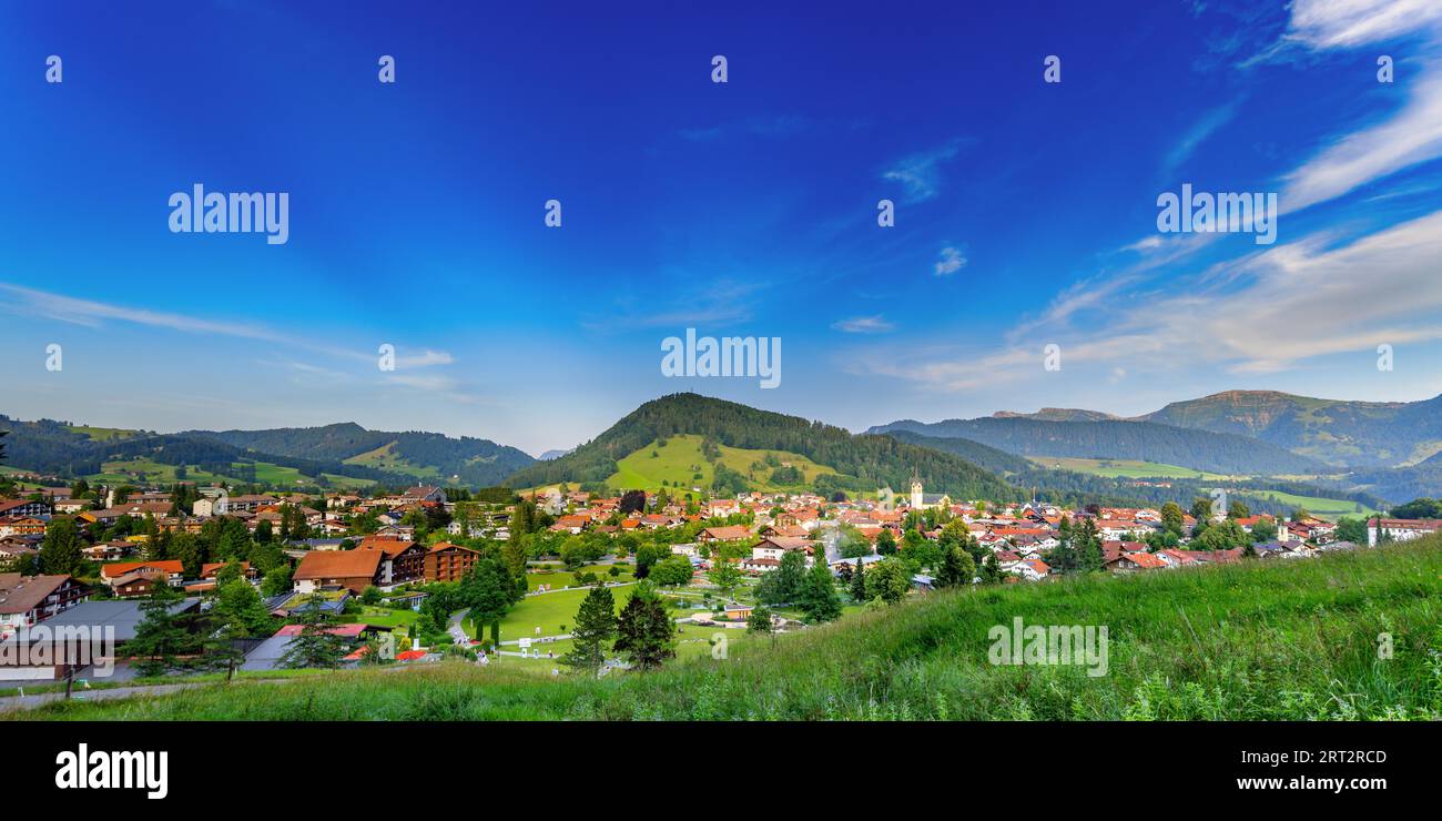 View of Oberstaufen in Allgaeu, Bavaria, Germany Stock Photo - Alamy