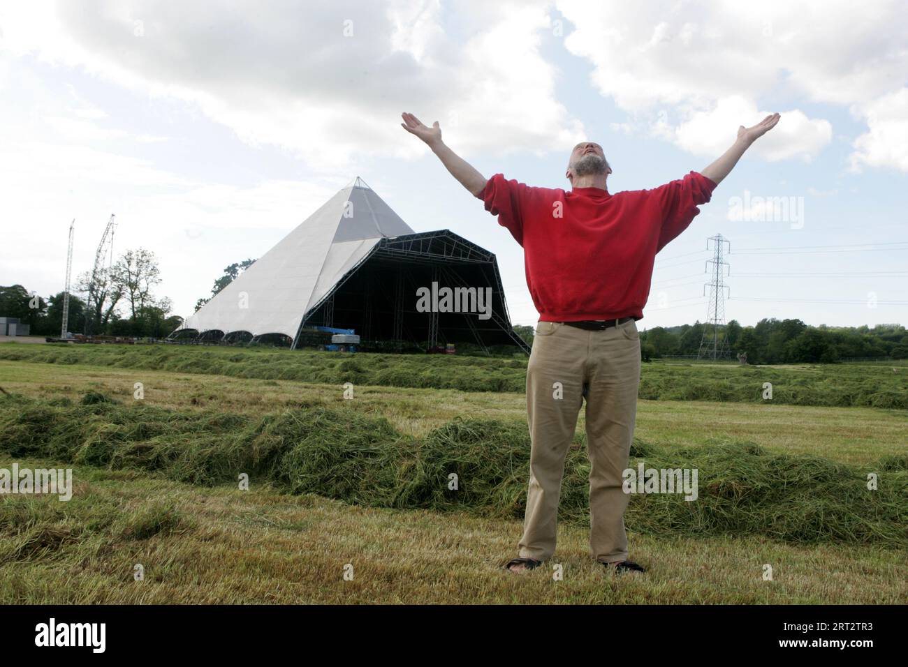 Glastonbury 2005 hi-res stock photography and images - Alamy
