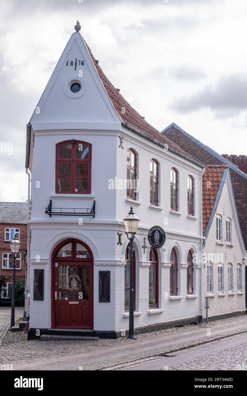 Ribe is the oldest town in Denmark Stock Photo Alamy