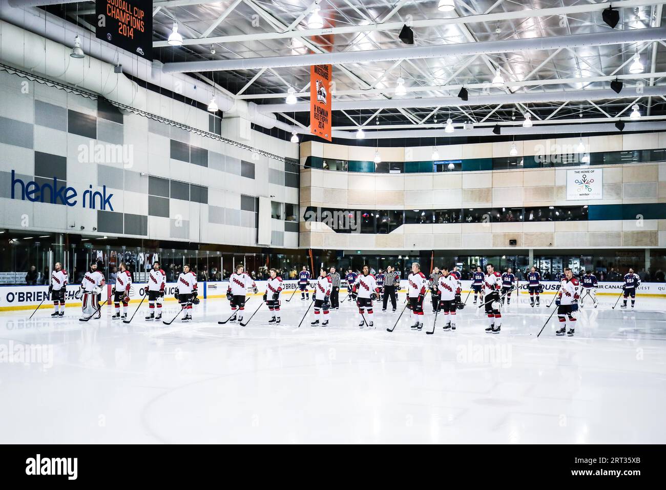 MELBOURNE, AUSTRALIA, JUNE 21: Canada Vs USA in the 2019 Ice Hockey ...