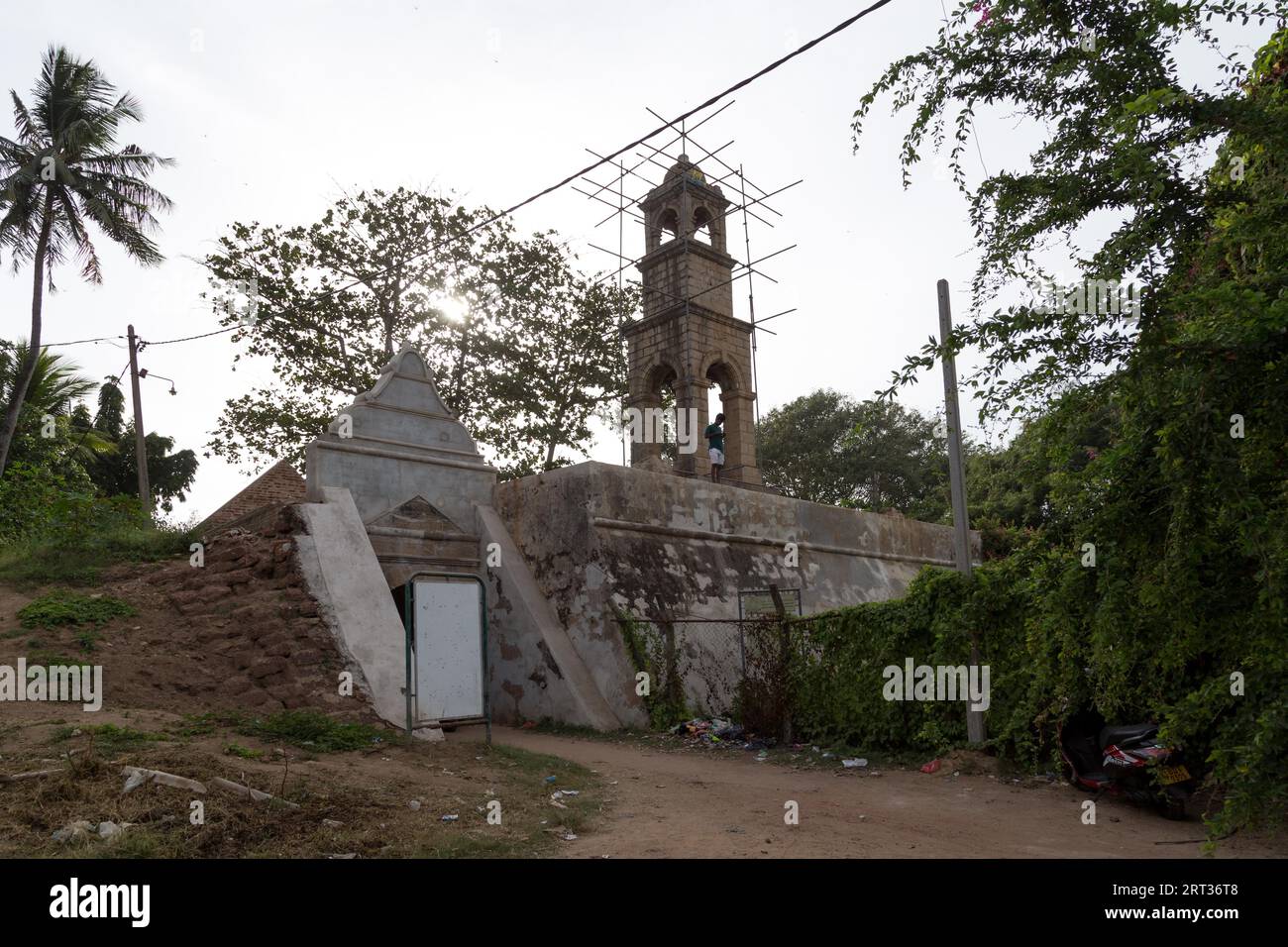 Negombo, Sri Lanka, July 24, 2018: A part of the historic Dutch Fort Stock Photo