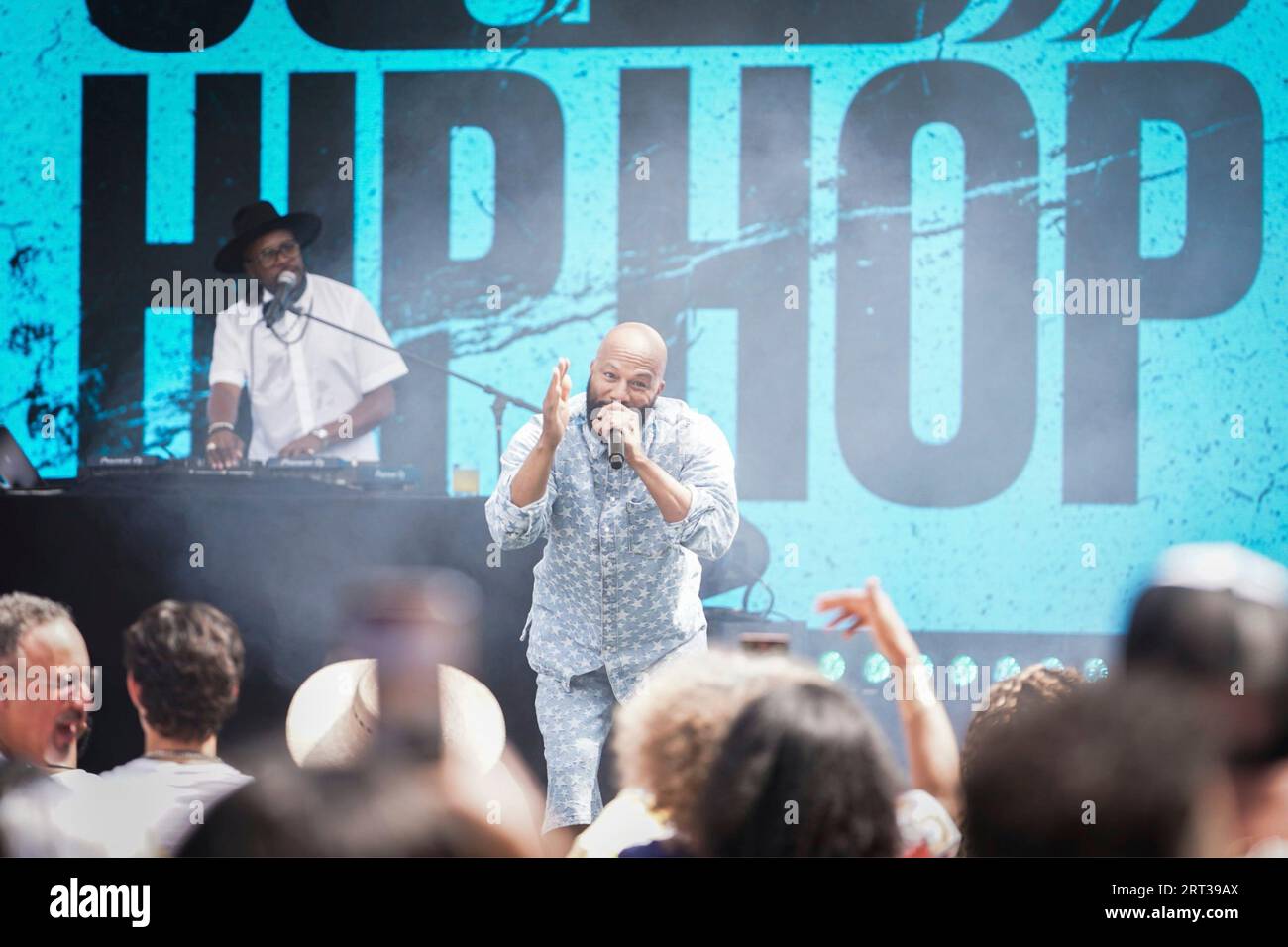 Washington, United States Of America. 09th Sep, 2023. Washington, United States of America. 09 September, 2023. Rapper and actor Common performs during a celebration of the 50th anniversary of Hip Hop, held by U.S Vice President Kamala Harris at the Naval Observatory residence, September 9, 2023 in Washington, DC The event celebrated hip hop contribution to the black community and world. Credit: Lawrence Jackson/White House Photo/Alamy Live News Stock Photo